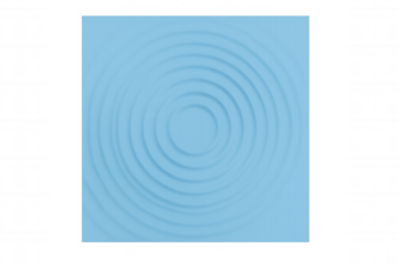 Light blue water ripples expanding on a transparent background, creating a soothing and meditative atmosphere