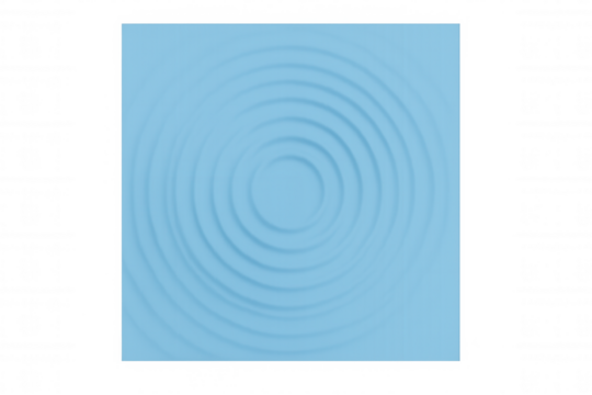 Light blue water ripples expanding on a transparent background, creating a soothing and meditative atmosphere