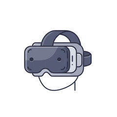 Fototapeta premium Virtual reality headset icon illustration isolated on transparent background