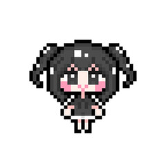 Pixel art girl 03 upright (6)