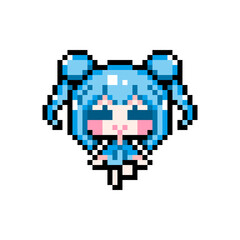 Pixel art girl 04 sitting 02 (2)
