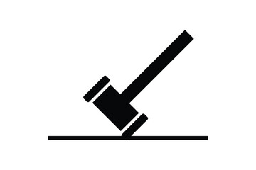 logo design hammer vector