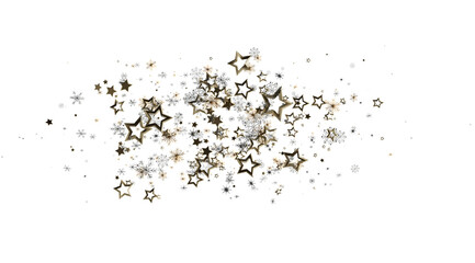 Magical holiday design with glittering stars. Perfect for festive cards, banners, and more!