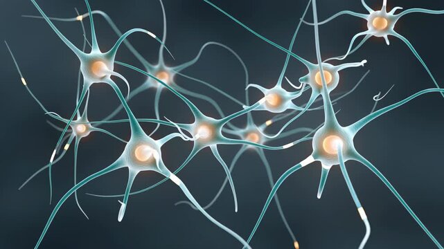 Intricate Neural Connections in a Digital Environment, Representing Communication and Information Transfer
