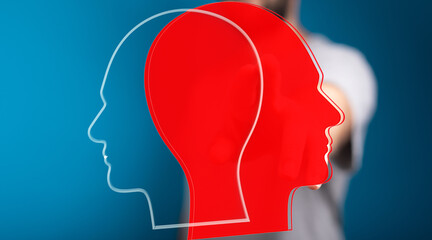 Illustrative image depicting collaboration, teamwork, and synergy. Ideal for business, communication, and partnership.