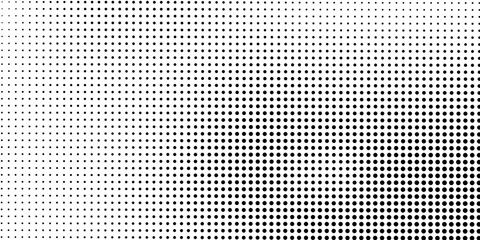 Black and White Dots Background. Pop-art Monochrome Texture. Vintage Overlay.