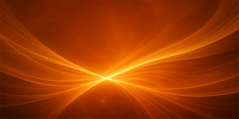 Fiery starburst of light and motion glows with the warmth of a red and orange sun