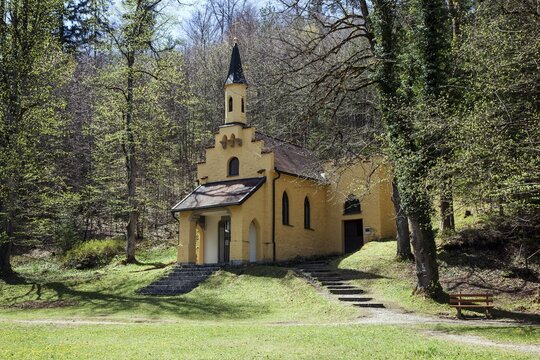 Chapel of the Virgin Mary at the Way of the Cross to Calvary, F&uuml;ssen, Ostallg&auml;u, Allg&auml;u, Swabia, Bavaria, Germany