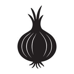fresh organic onion isolated on transparent background