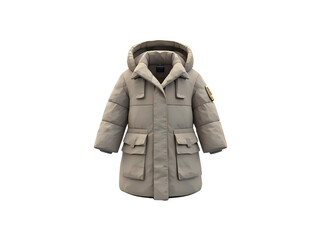 3D Coat Model PNG with Transparent Background
