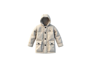 3D Coat Model PNG with Transparent Background
