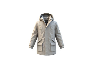 3D Coat Model PNG with Transparent Background
