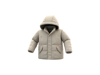 3D Coat Model PNG with Transparent Background
