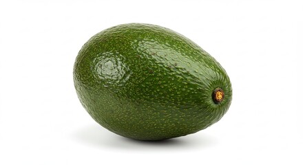 avocado isolated on white background