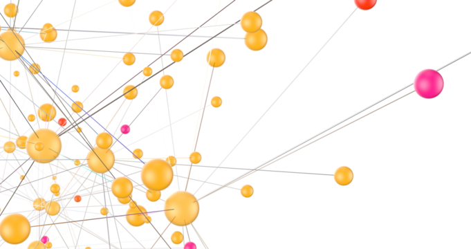 Concept of AI technology, Motion of digital data flow.