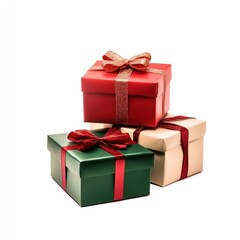 Fototapeta premium Christmas gift boxes celebration decorative colorful.