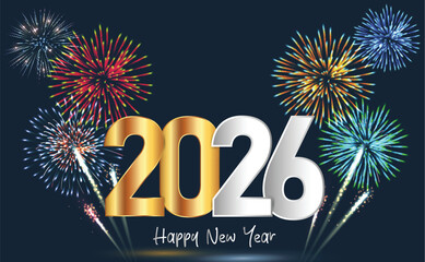 happy new year 2026 poster design