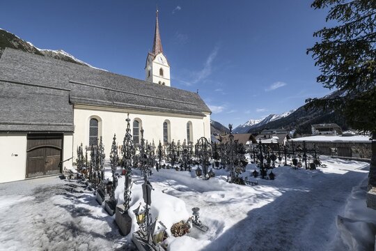 Maria Geburt parish church in Galt&uuml;r, Tyrol, Austria