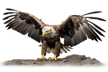 Obraz premium Eagle vulture animal flying.