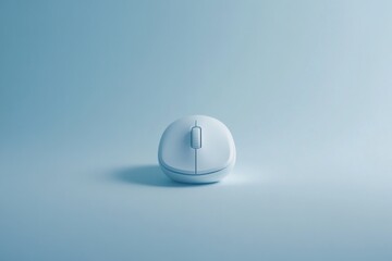computer mouse isolated with a copy space