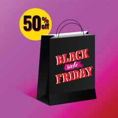 Black Friday Sale bag for Shopping