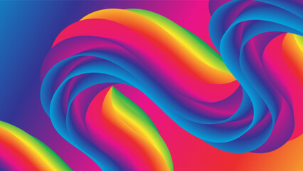 Abstract colorful line background. vector.