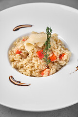 Delicious risotto with fresh ingredients
