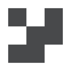 Brutal contemporary geometric figures print