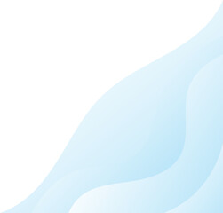 Blue corner flowing lines