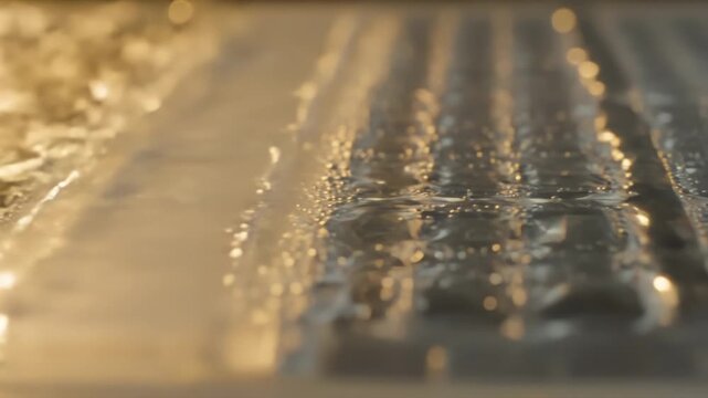 Desalination Membrane Macro With Brine and Channel Texture