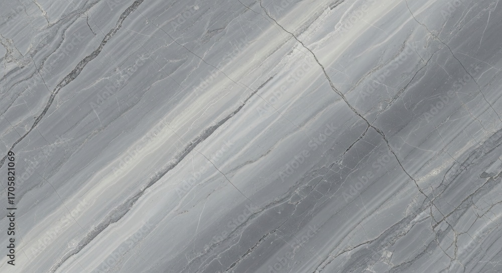 Poster seamless grey marble texture with white veins and diagonal pattern design