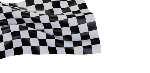 Fototapeta premium High-quality checkered flag image. Perfect for racing, sports, and victory themes. Download now!