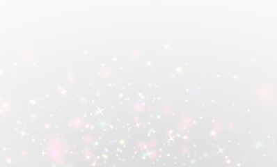 Flare of shiny dust with glittering magical light and stardust png.
