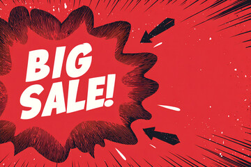 Dynamic Big Sale Announcement Poster