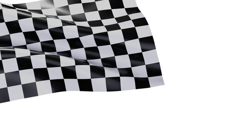 Obraz premium High-quality checkered flag image. Perfect for sports, racing, victory, success concepts.