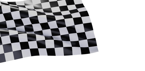 Obraz premium High-quality checkered flag image. Perfect for sports, racing, victory themes.