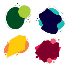 Colorful Abstract Geometric Shapes Collection