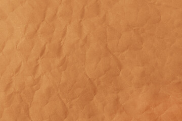 Abstract wrinkled brown crumpled paper texture background