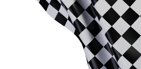 High-quality checkered flag image. Perfect for racing, sports, and victory themes. Download now!
