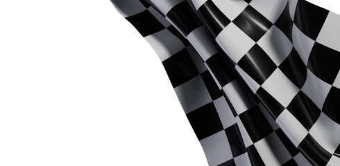Dramatic checkered flag, racing finish, victory, competition, speed, success, sport, texture,...