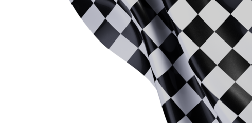 High-quality checkered flag image, perfect for sports, racing, and competition themes.  Ideal for websites and designs.