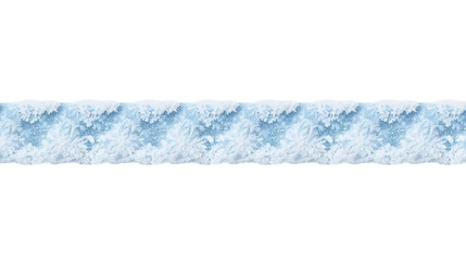 Christmas Decorative Ribbon Seamless Border
