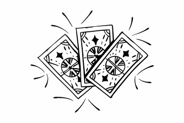 playing cards vector illustration