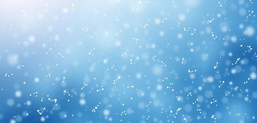 Serene blue winter backdrop, soft snowfall, delicate snowflakes,  abstract,  texture
