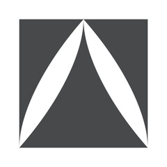 Simple geometry graphic pattern design