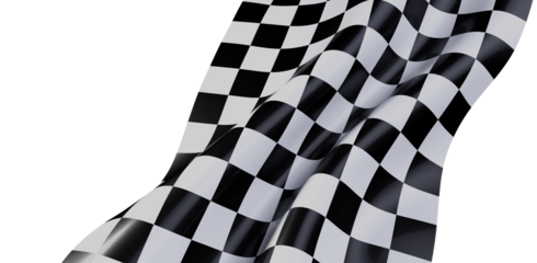 High-quality checkered flag image perfect for sports, racing, and victory themes. Download now!