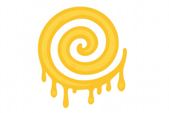 Golden honey flowing, swirling with sticky richness, cascading against clean transparent surface