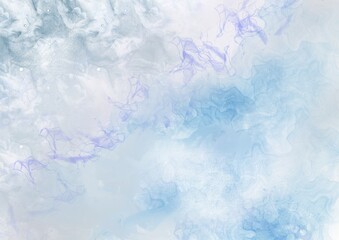 Blue and Lavender Abstract Watercolor Ink Background