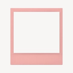 Fototapeta premium Minimal pink photo frame
