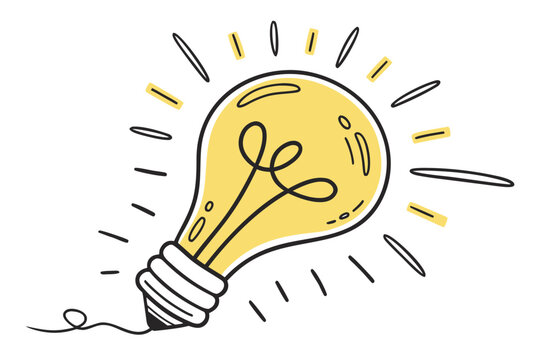 A Electric Balb vector illustration on white background
